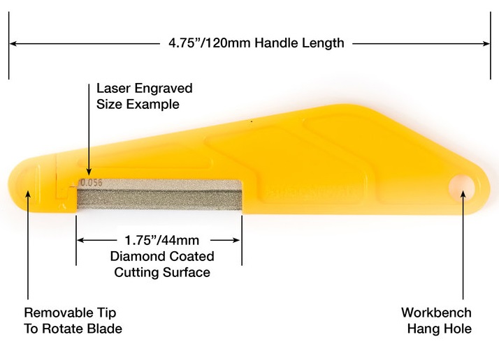 Music Nomad Diamond Coated Nut File - .028”