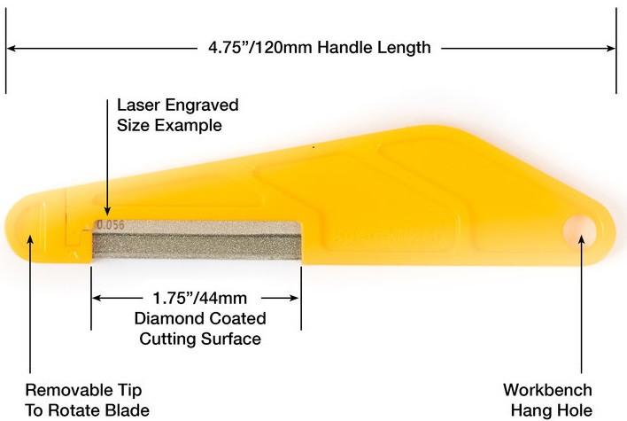 Music Nomad Diamond Coated Nut File - .032”