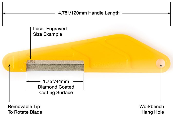 Music Nomad Diamond Coated Nut File - .056”
