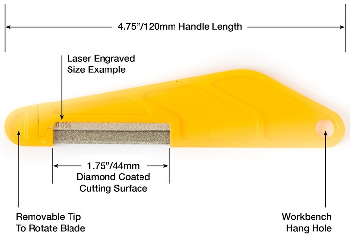 Music Nomad Diamond Coated Nut File - .065”
