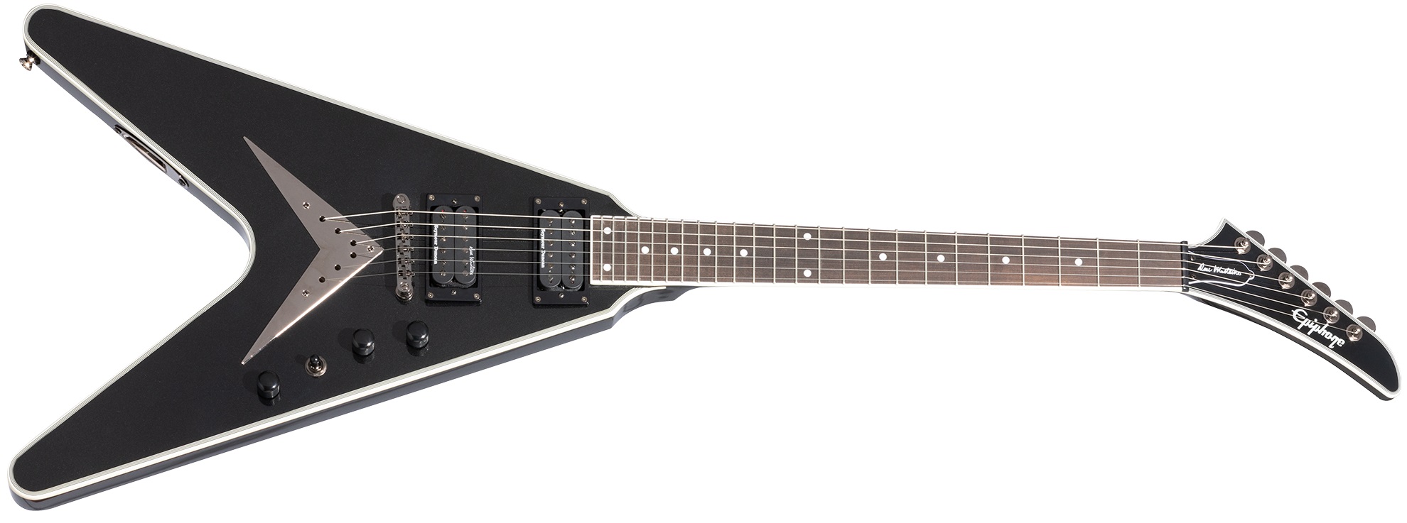 Epiphone Dave Mustaine Flying V Custom Black Metallic
