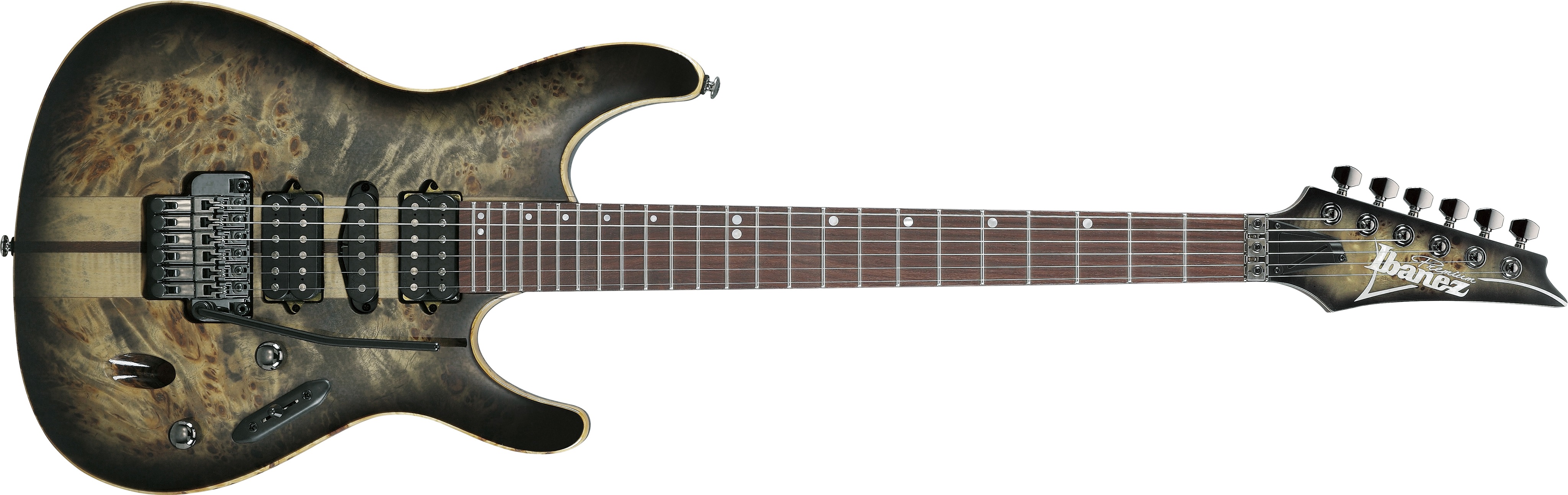 E-shop Ibanez S1070PBZ Charcoal Black Burst