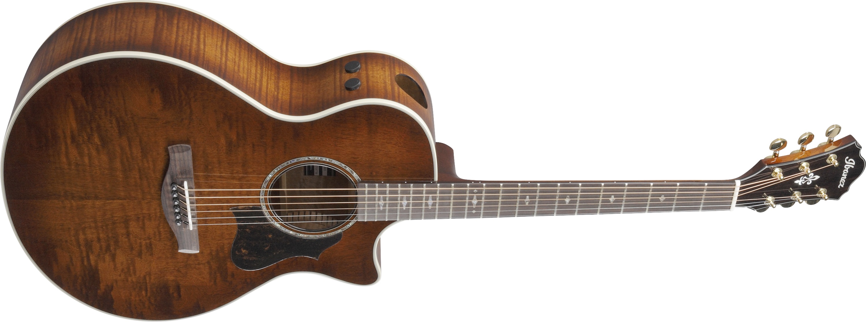 Ibanez AE340FMH Mahogany Sunburst – Obrázok 3