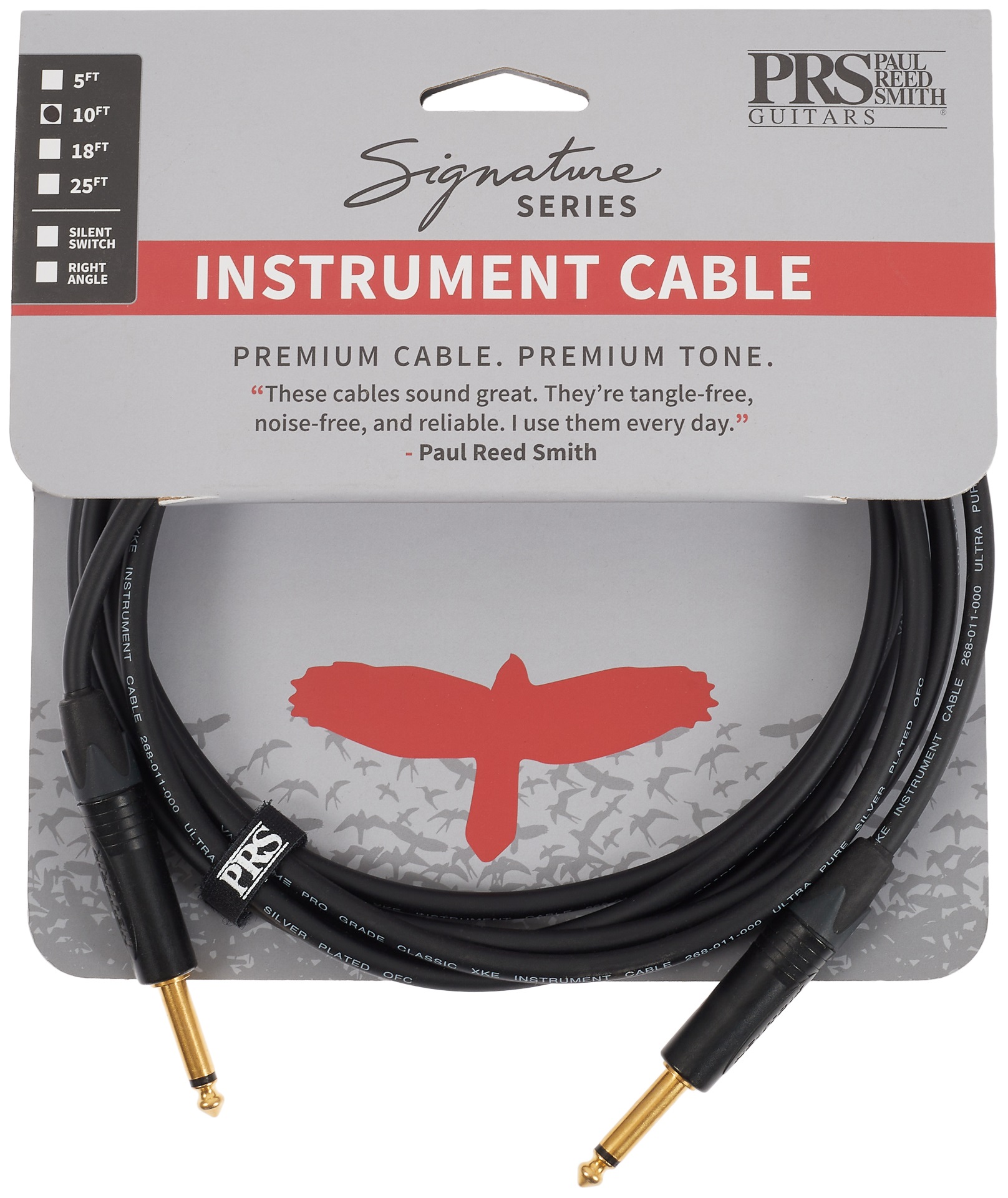E-shop PRS Signature Instrument Cable 10' Straight