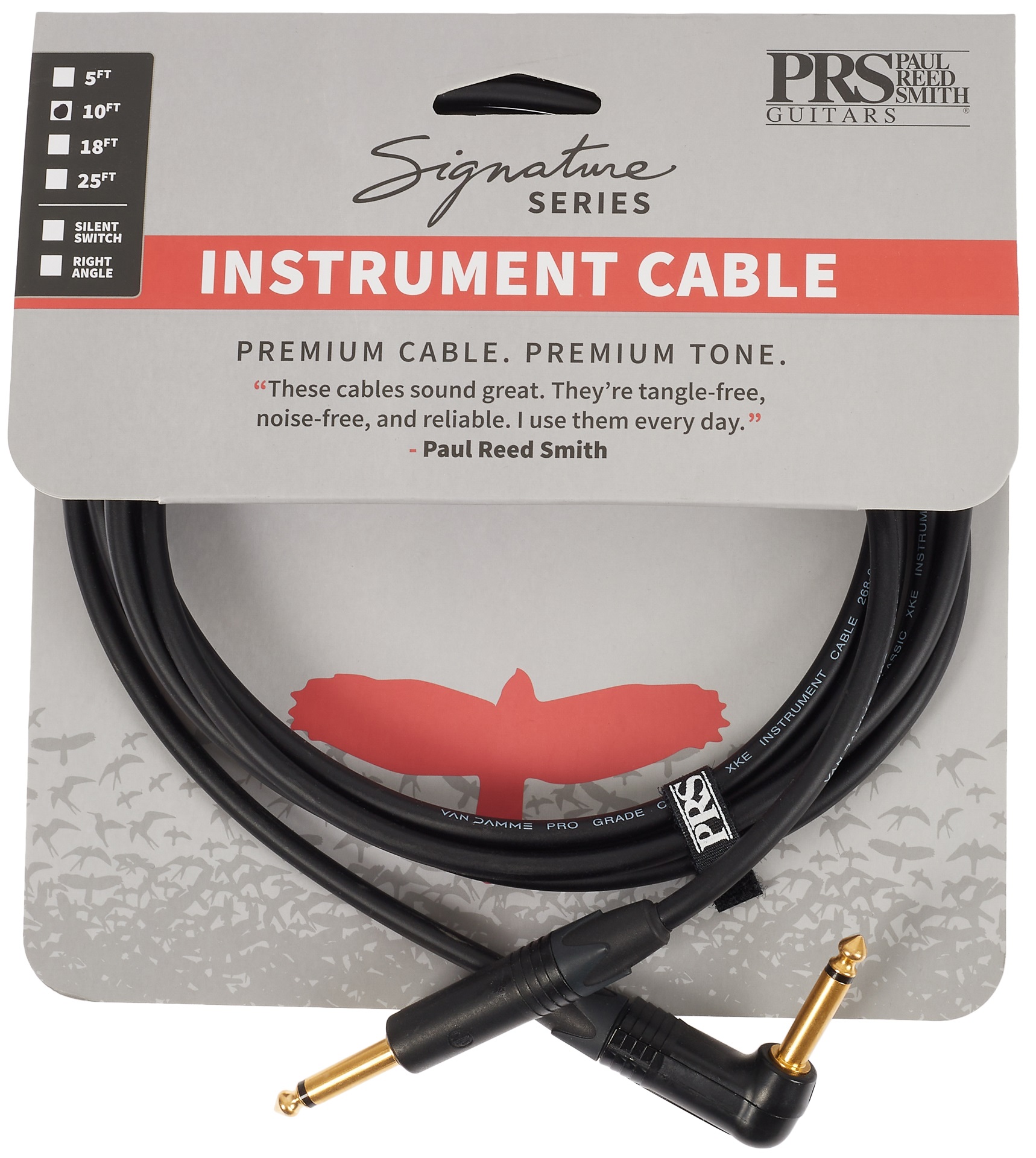 E-shop PRS Signature Instrument Cable 10' Angled