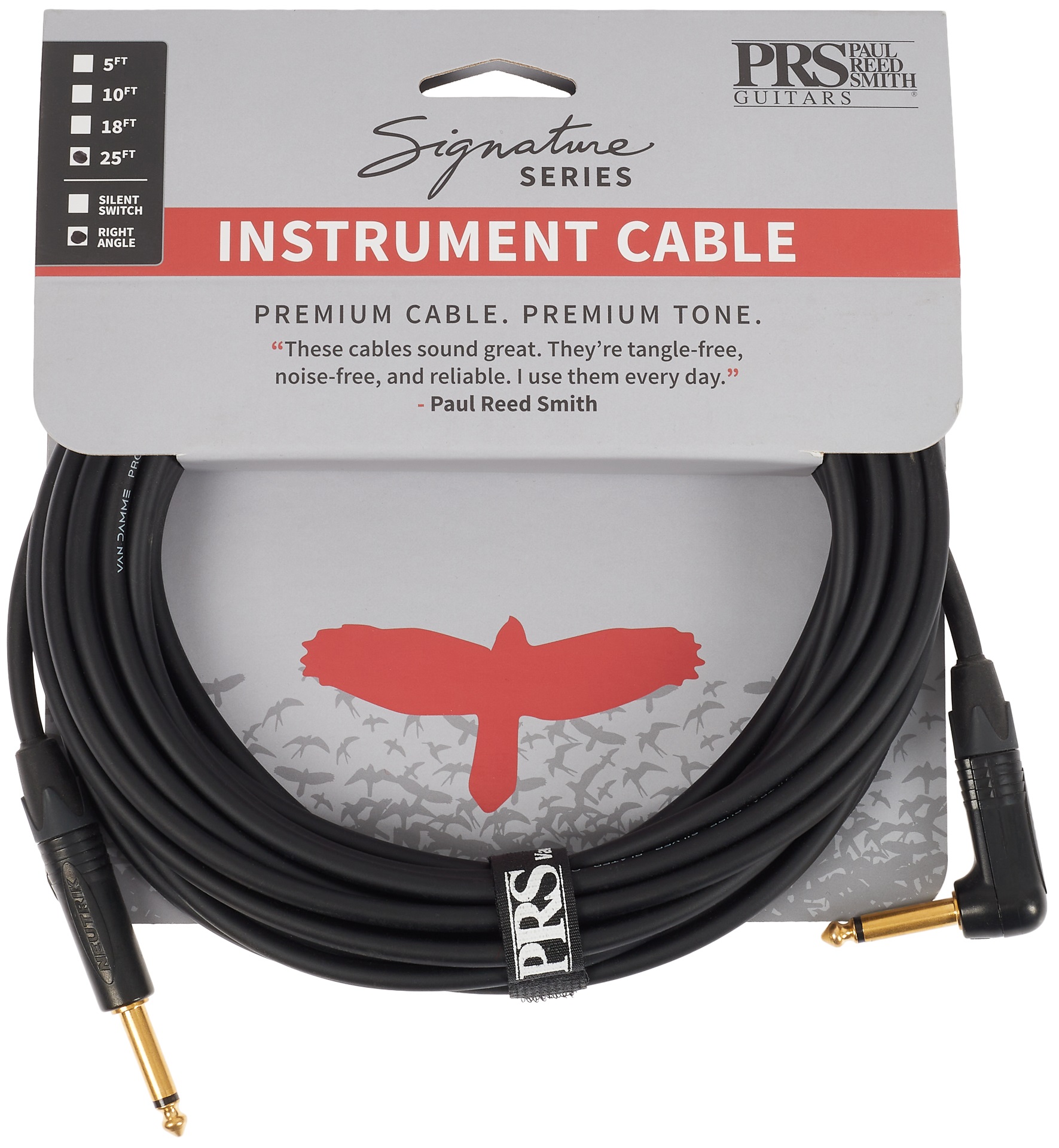 E-shop PRS Signature Instrument Cable 25' Angled