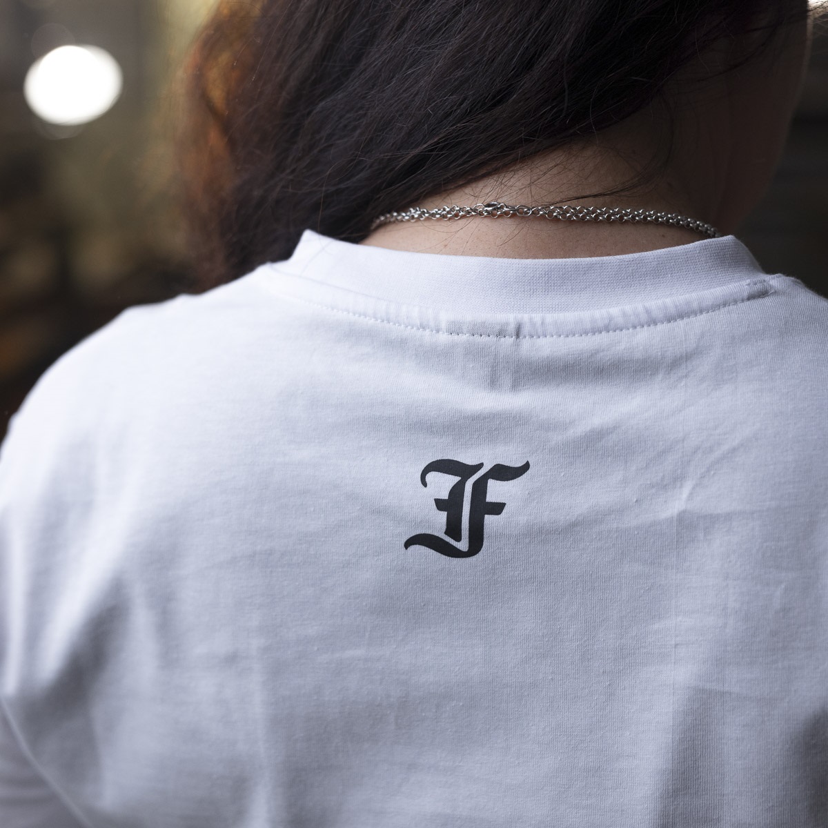 Furch White T-shirt print bracing XL