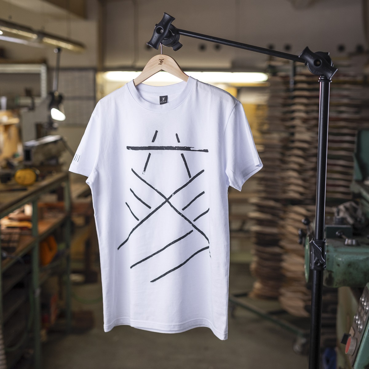 Furch White T-shirt print bracing M