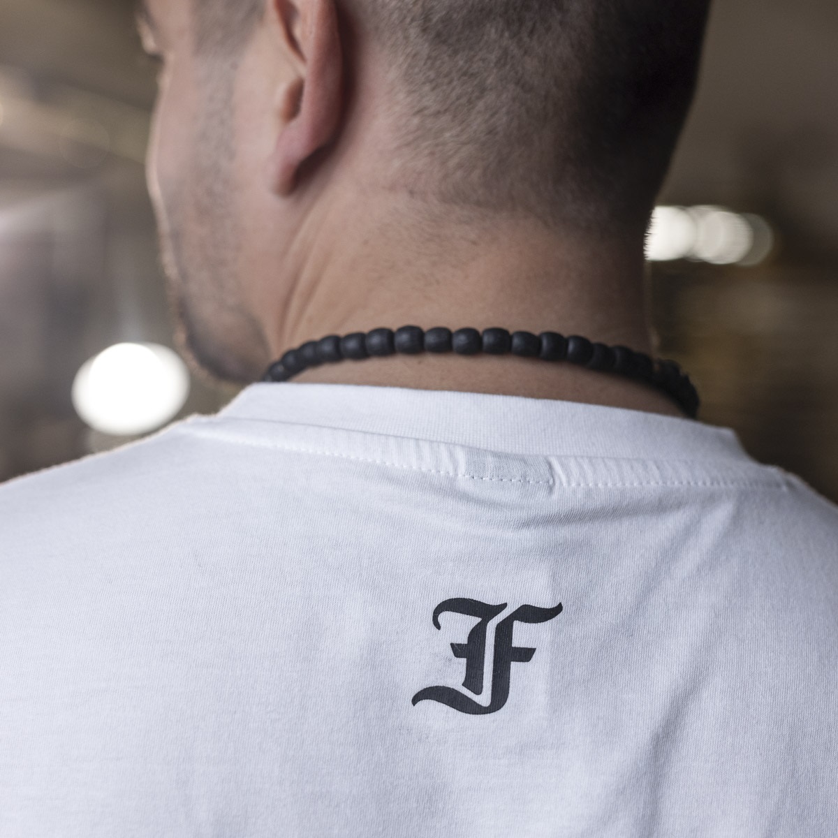 Furch White T-shirt print bracing L