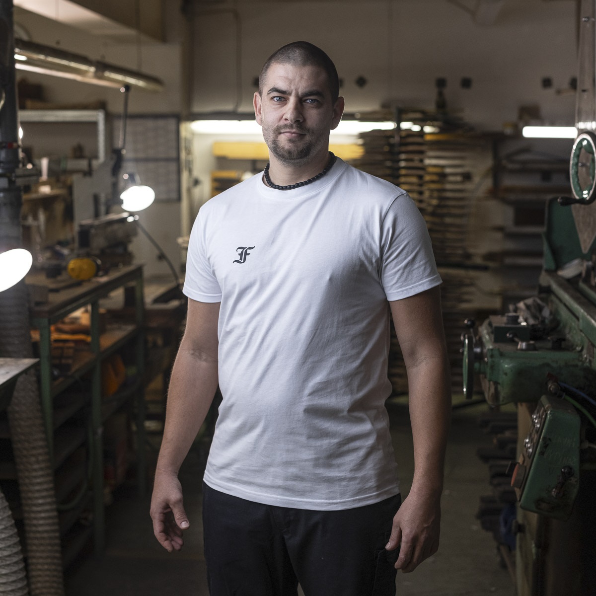 Furch White T-shirt basic 3XL