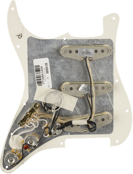 Fender Pre-Wired Pickguard, Strat SSS CUST 69 WBW