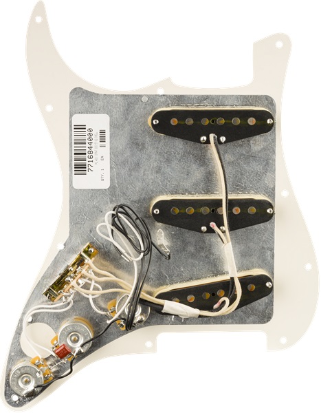 Fender Pre-Wired Pickguard, Strat SSS 57/62 SHELL