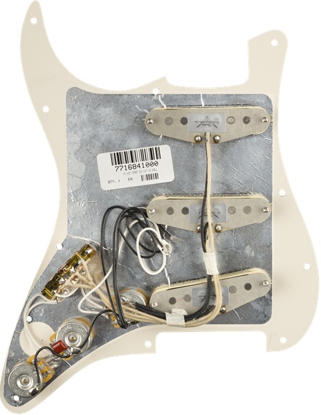 Fender Pre-Wired Pickguard Strat SSS CUST 69 SHELL