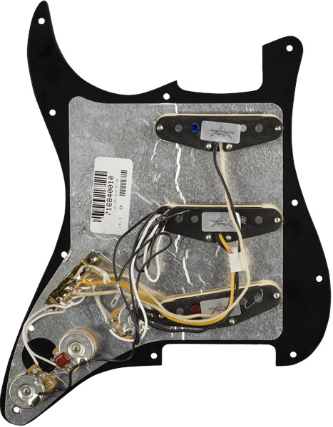 Fender Pre-Wired Pickguard, Strat SSS FAT 50'S BWB