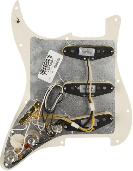 Fender Pre-Wired Pickguard, Strat SSS FAT 50'S SHELL