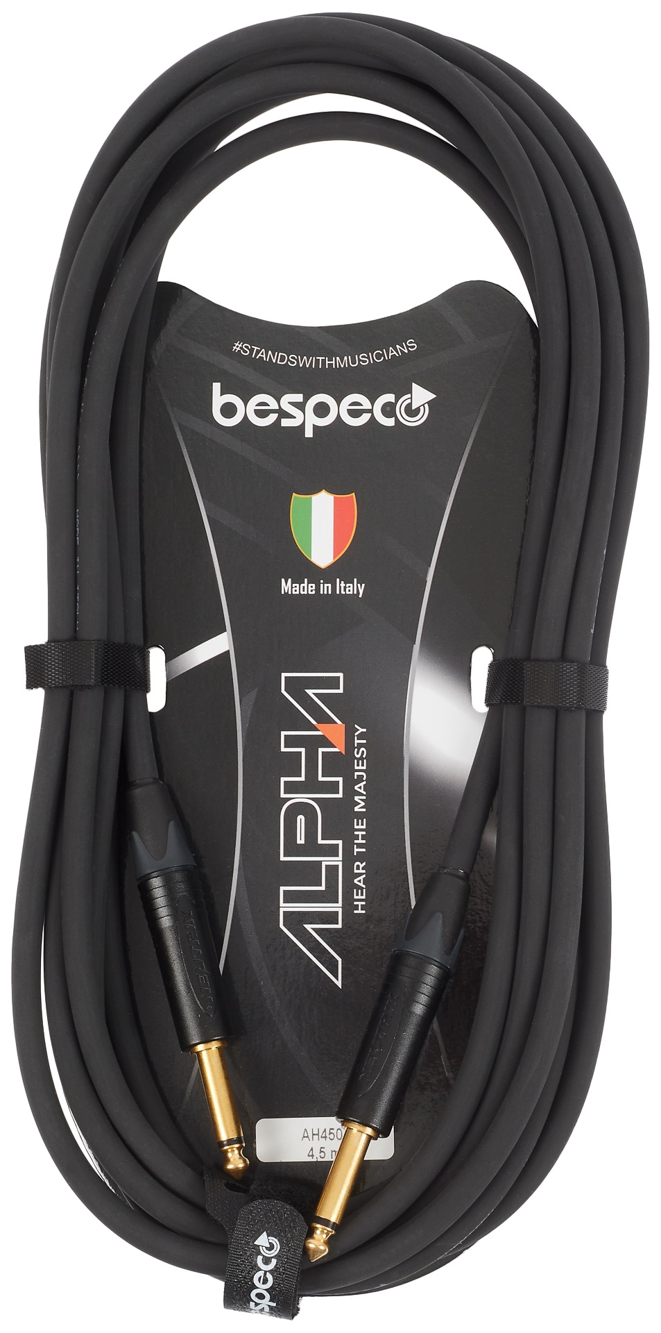 E-shop Bespeco Alpha Instrument Cable Neutrik 4.5 m