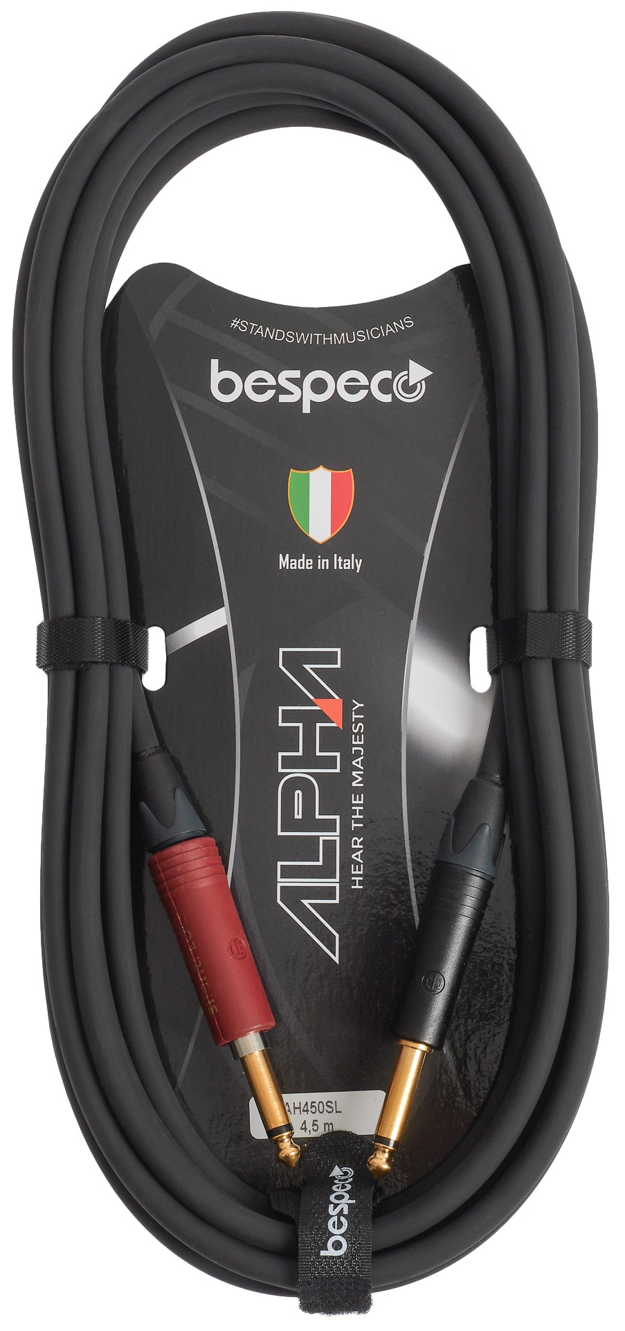 E-shop Bespeco Alpha Instrument Cable Silent Neutrik 4.5 m