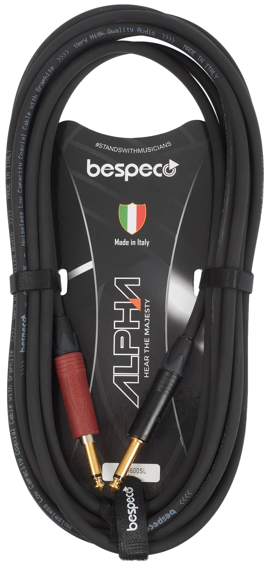 E-shop Bespeco Alpha Instrument Cable Silent Neutrik 6 m