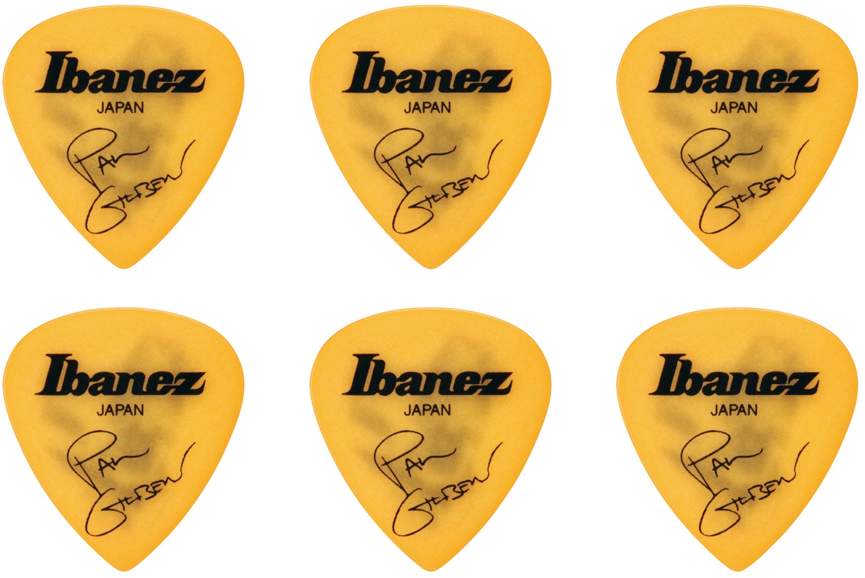 Ibanez Paul Gilbert Picks Yellow, Heavy