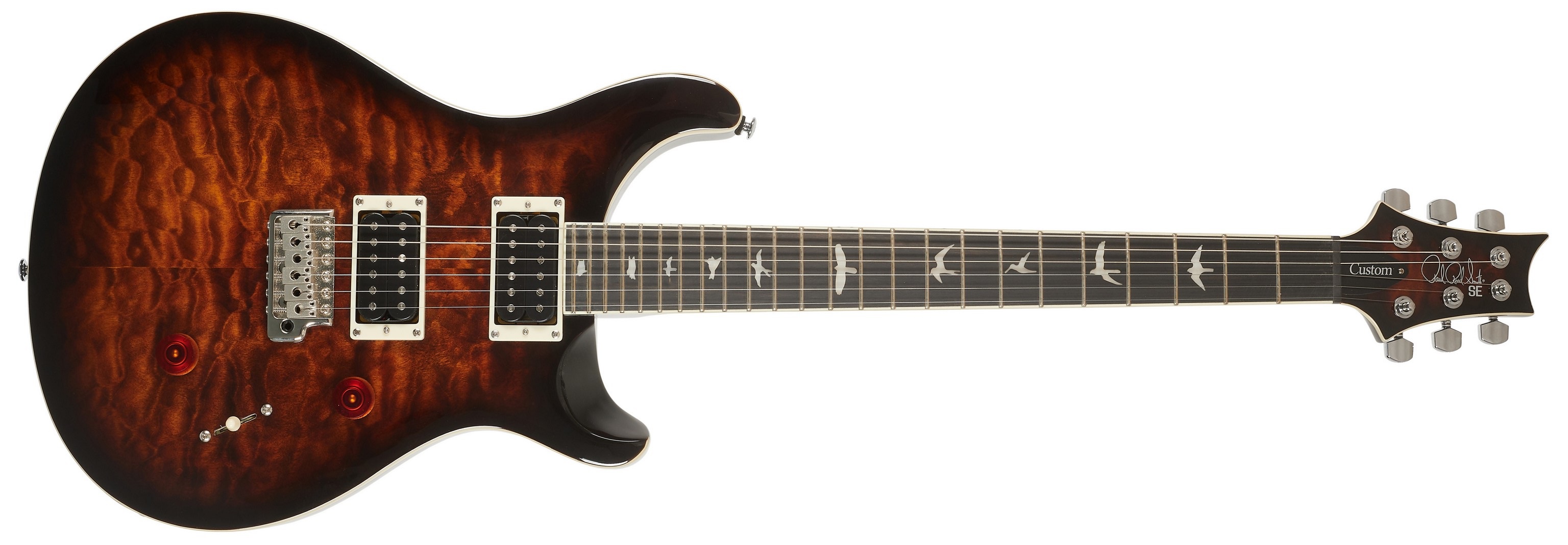 PRS SE Custom 24 Black Gold Sunburst