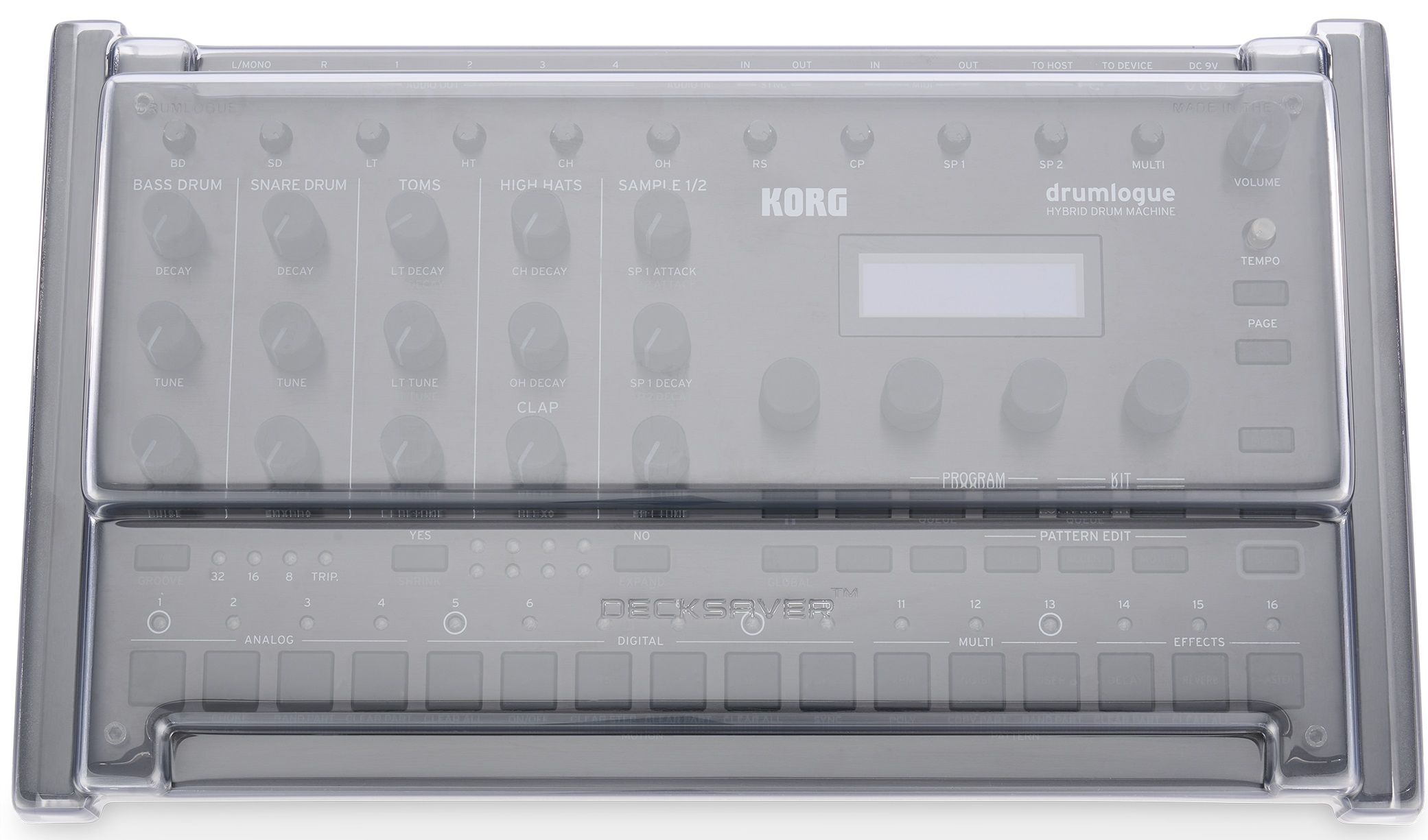Decksaver KORG DRUMLOGUE COVER (SOFT-FIT)