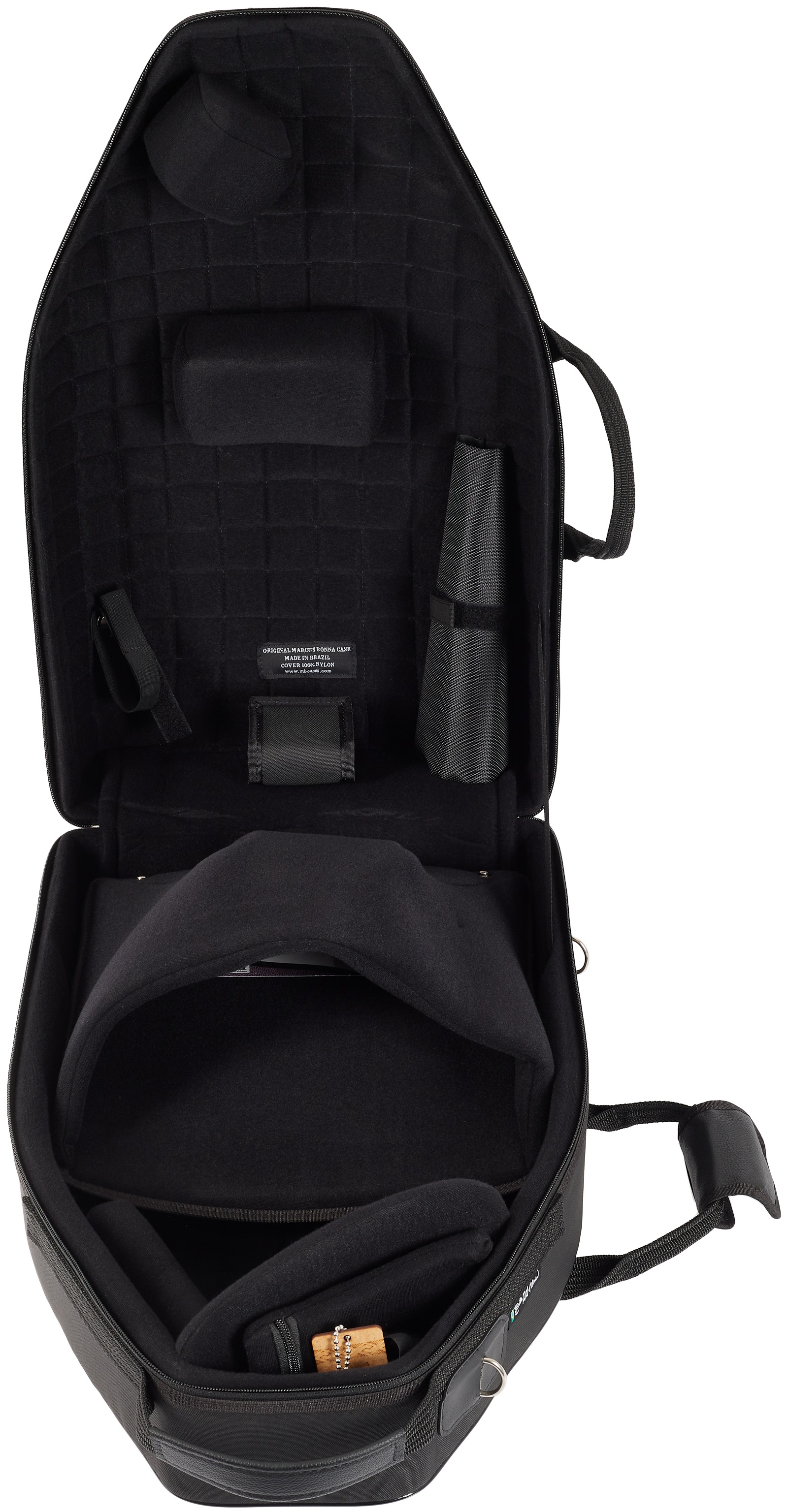 Marcus Bonna MB-5XL, Black Nylon with Wine Pockets, detachable wine sh