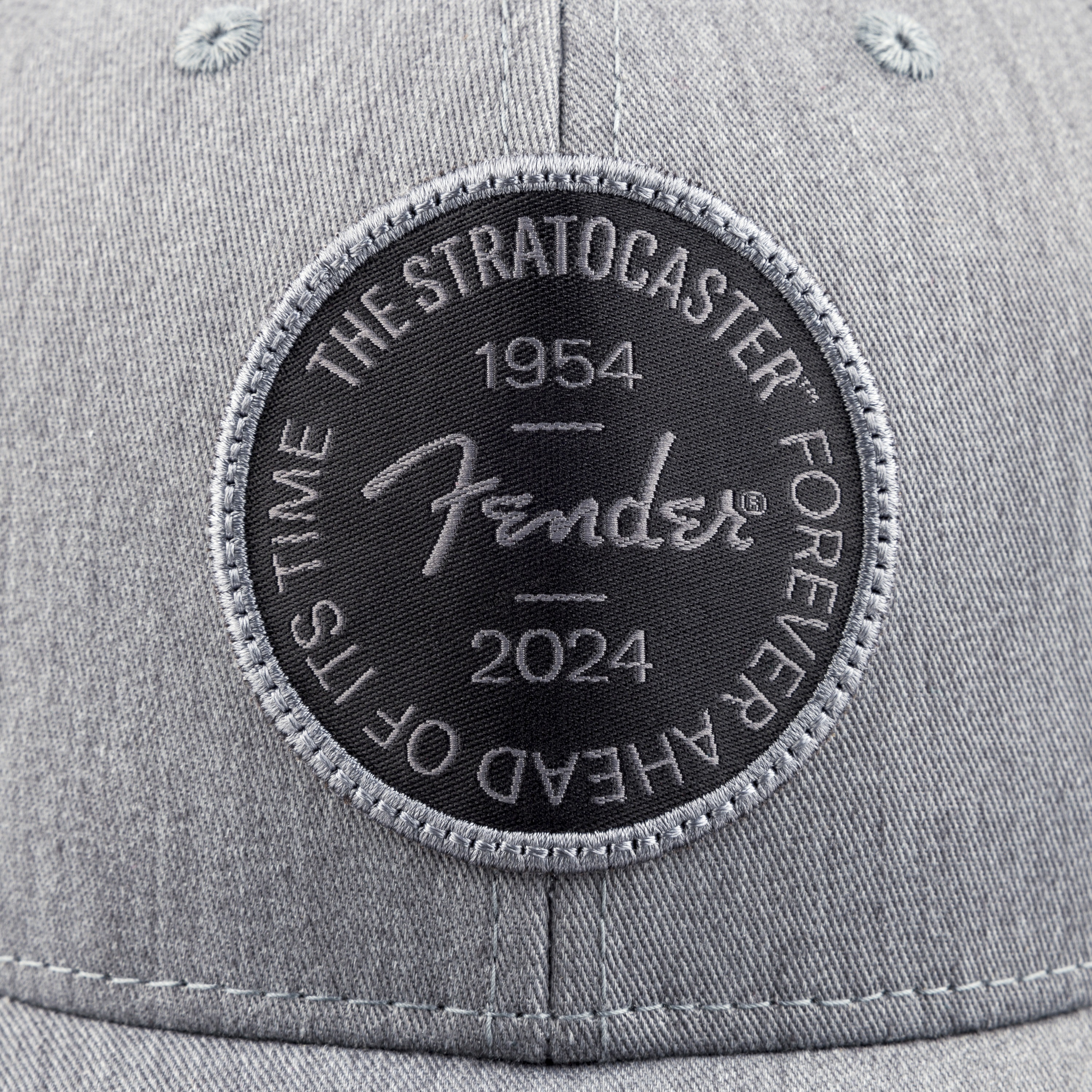 Fender Strat 70th Badge Hat, Gray Hthr, 1 size