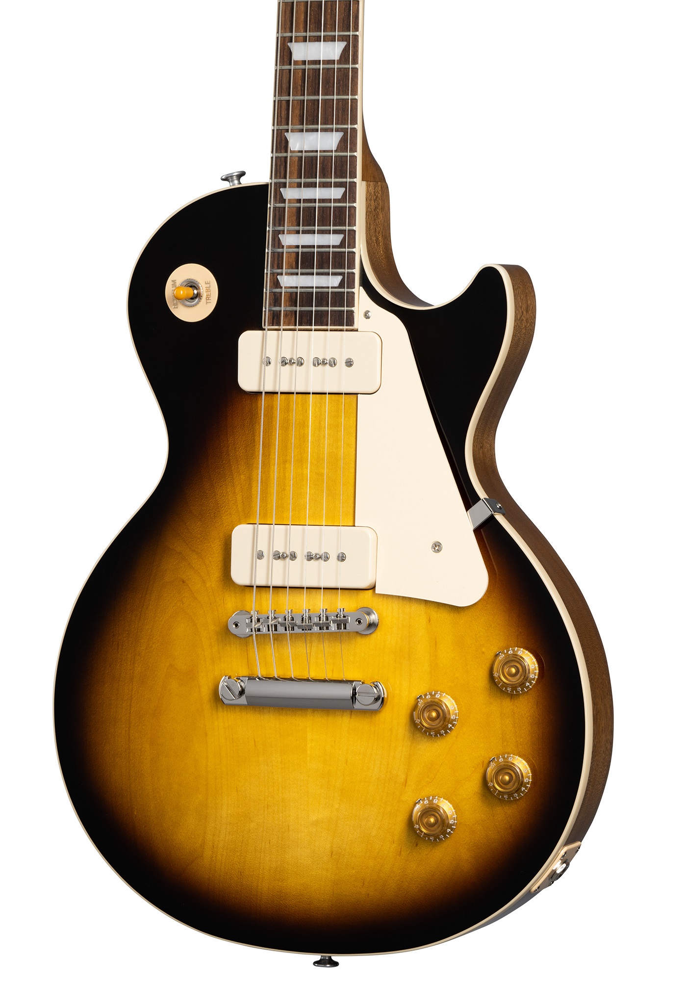Gibson Les Paul Standard 50s P-90 Plain Top Tobacco Burst