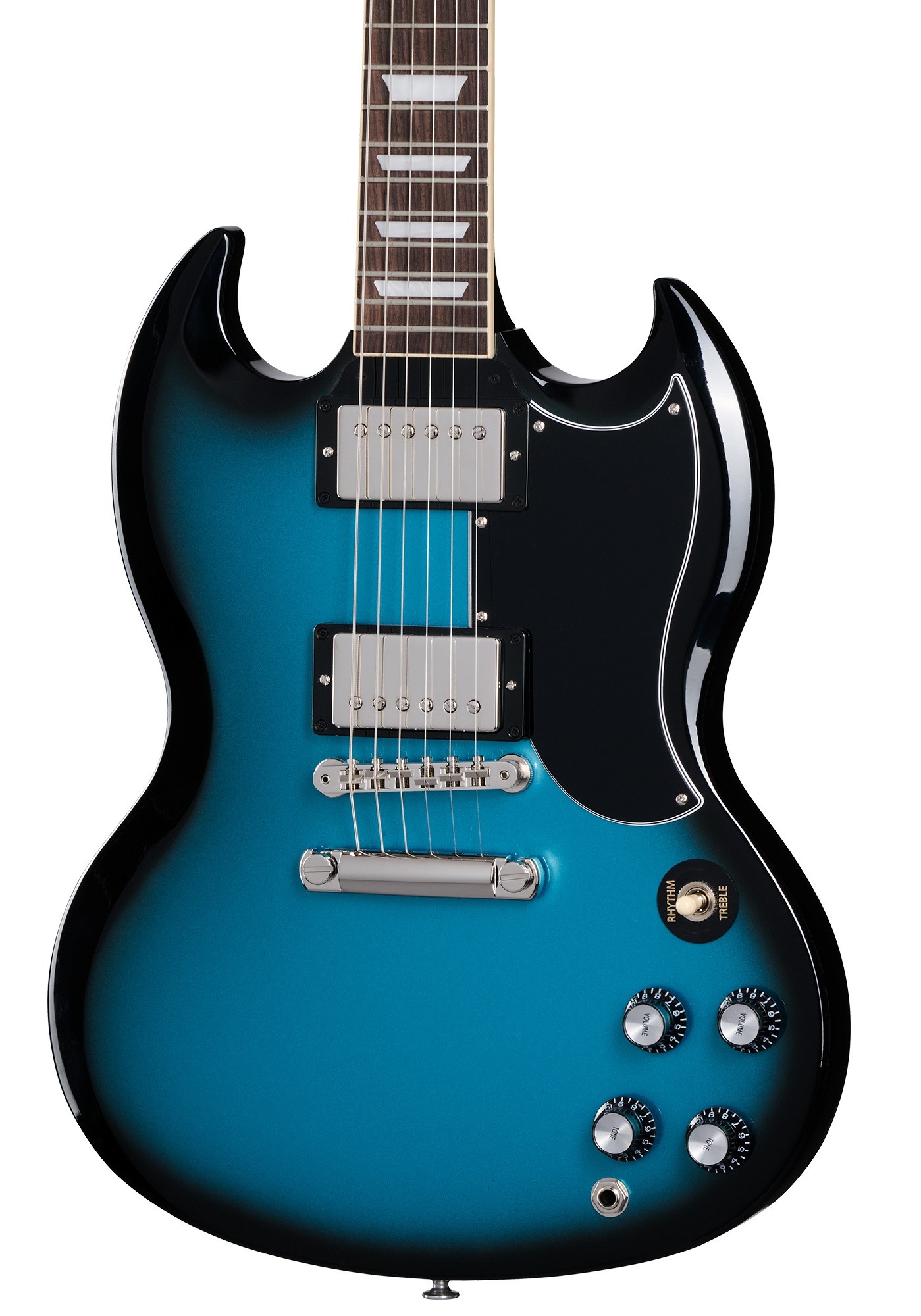 Gibson SG Standard '61 Stop Bar Pelham Blue Burst