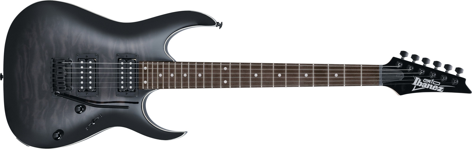 E-shop Ibanez GRGA120QA Transparent Black Sunburst