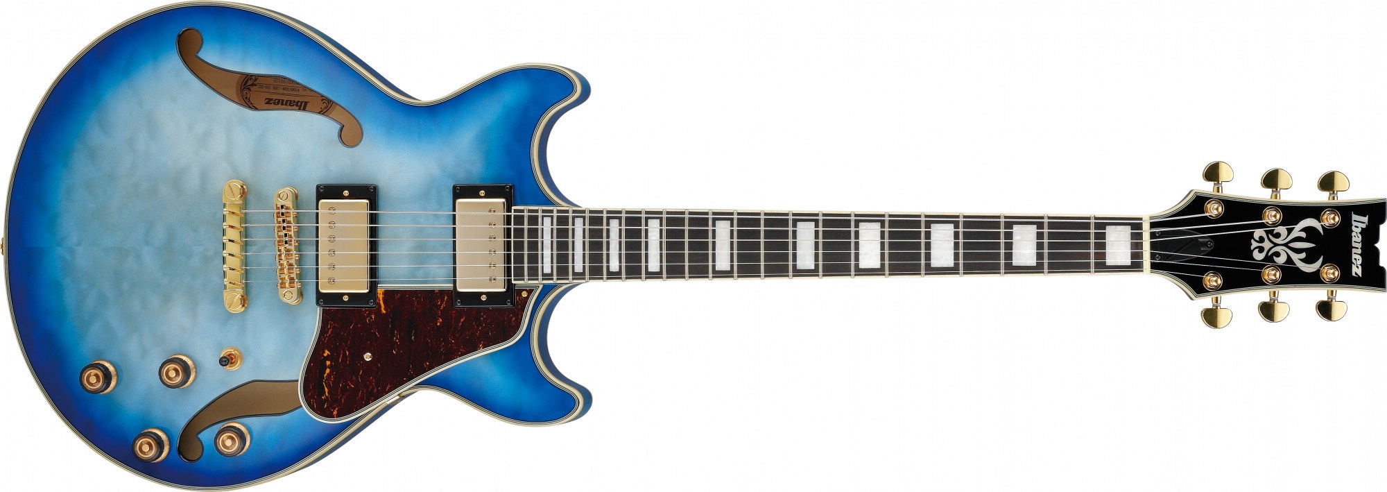 Ibanez AM93QMB Jet Blue Burst