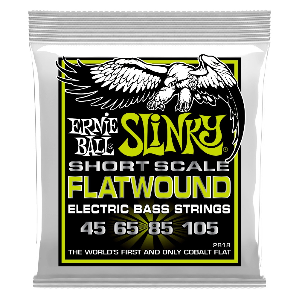 E-shop Ernie Ball 2818 Regular Slinky Flatwound Short Scale 45-105