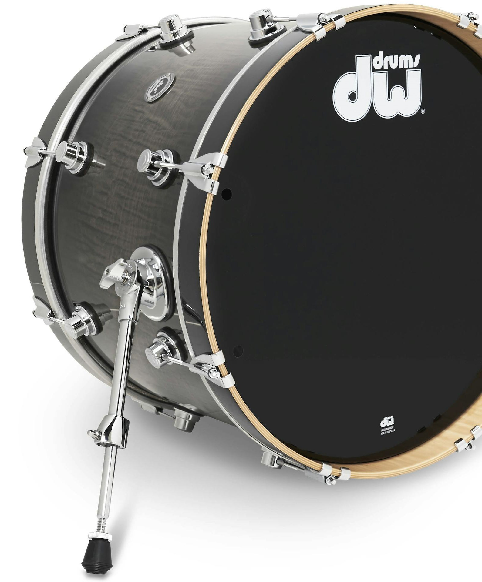 DWe 4-Piece Candy Black Burst Over Curly Maple Exotic Kit