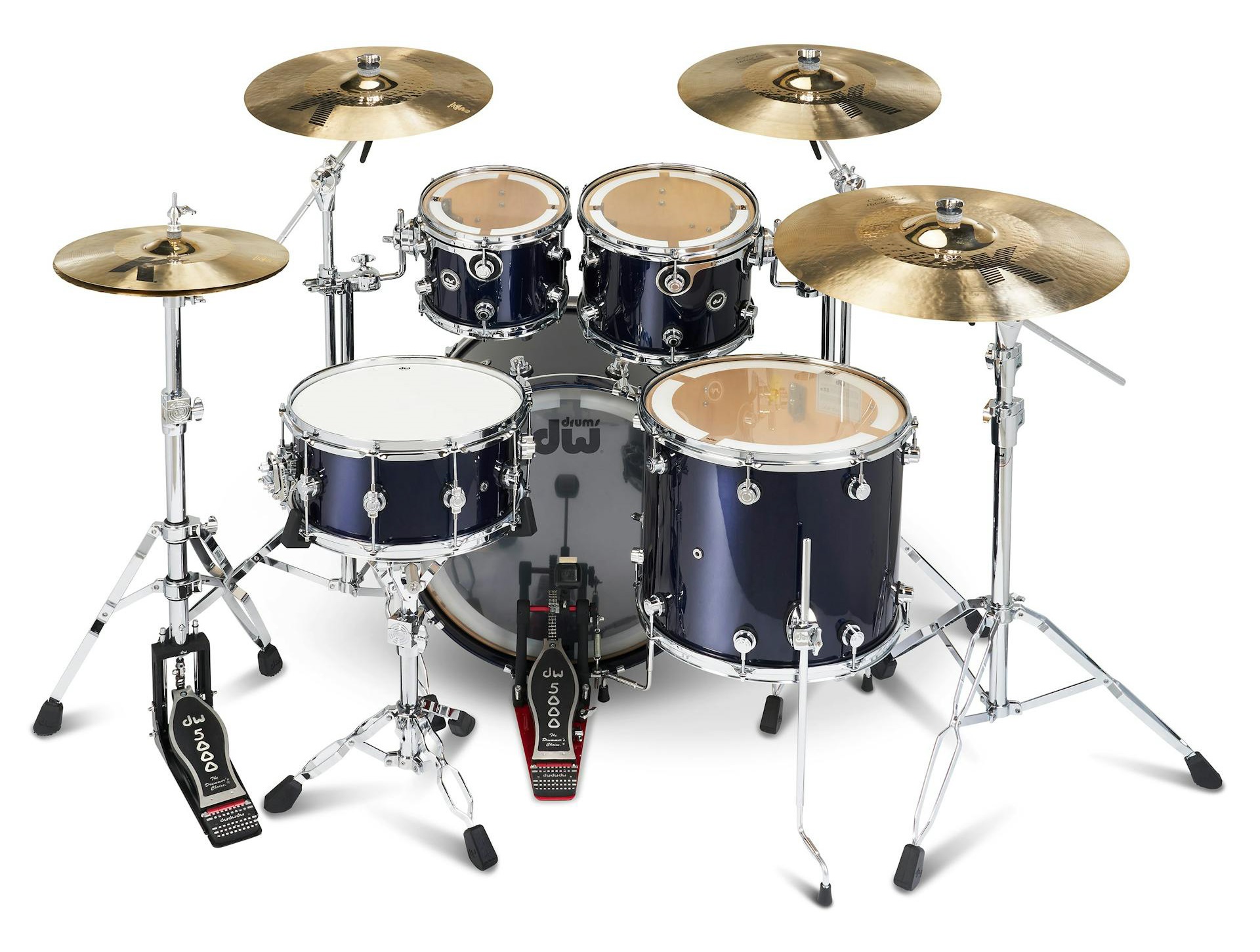 DWe 5-Piece Midnight Blue Metallic Lacquer Kit