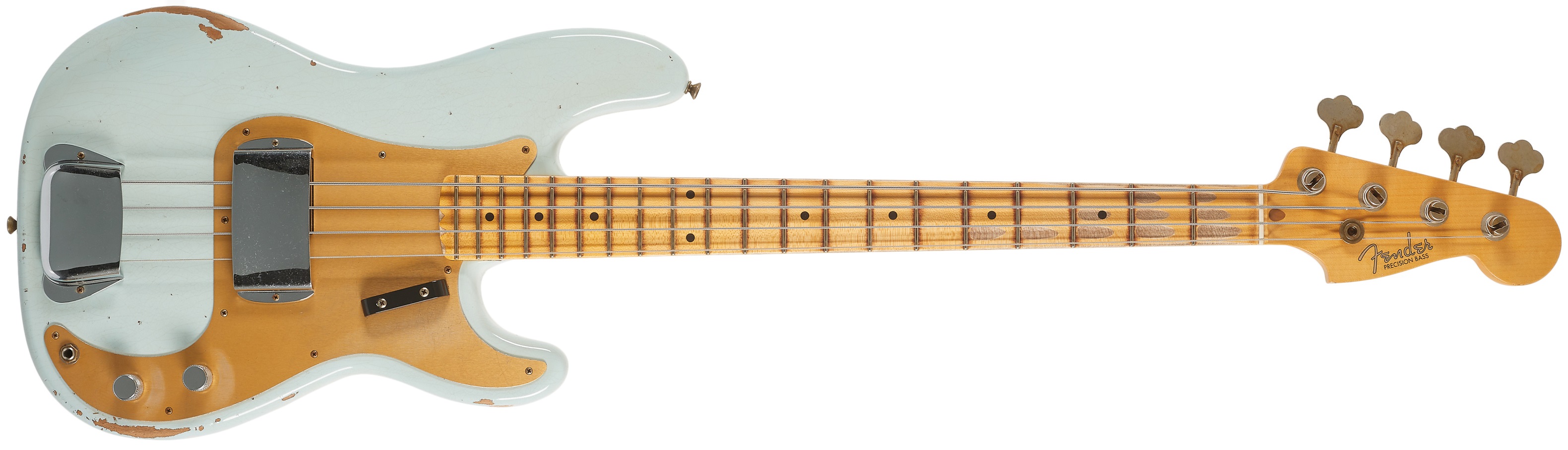 E-shop Fender Custom Shop 58 Precision Bass Relic Aged Sonic Blue