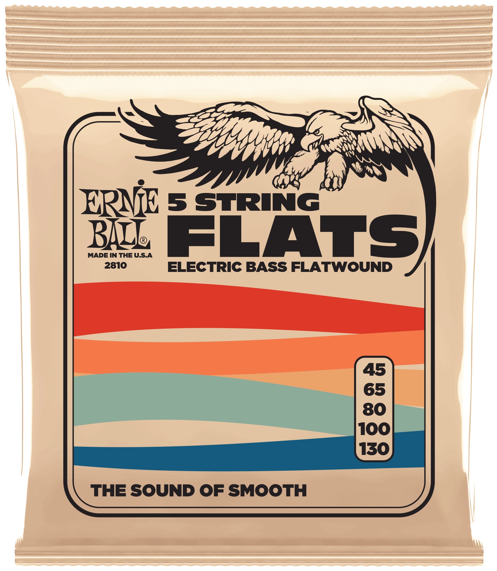 E-shop Ernie Ball 2810 5-String Flats Flatwound Electric Bass 45-130