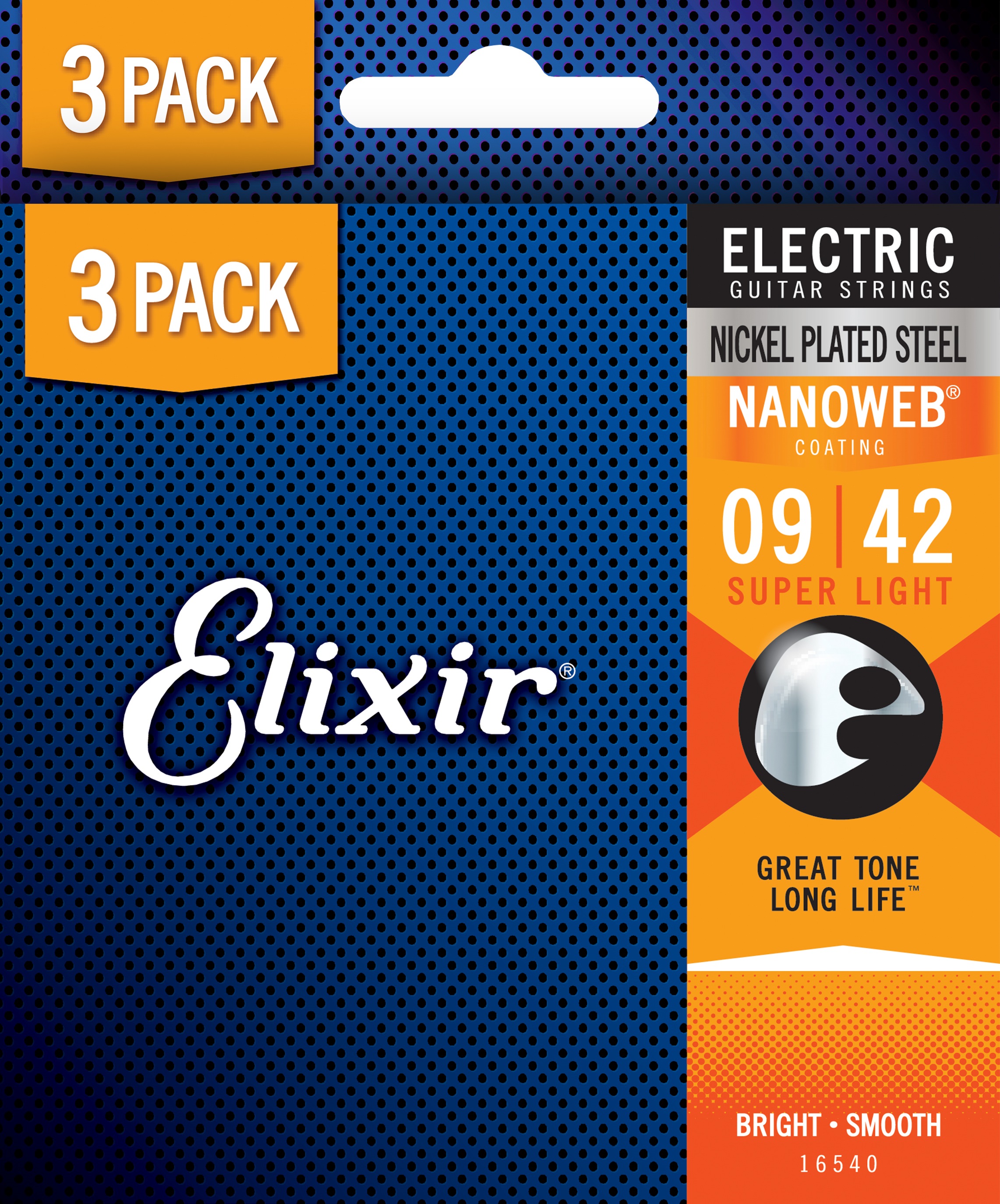 Elixir Nanoweb Super Light 3-Pack