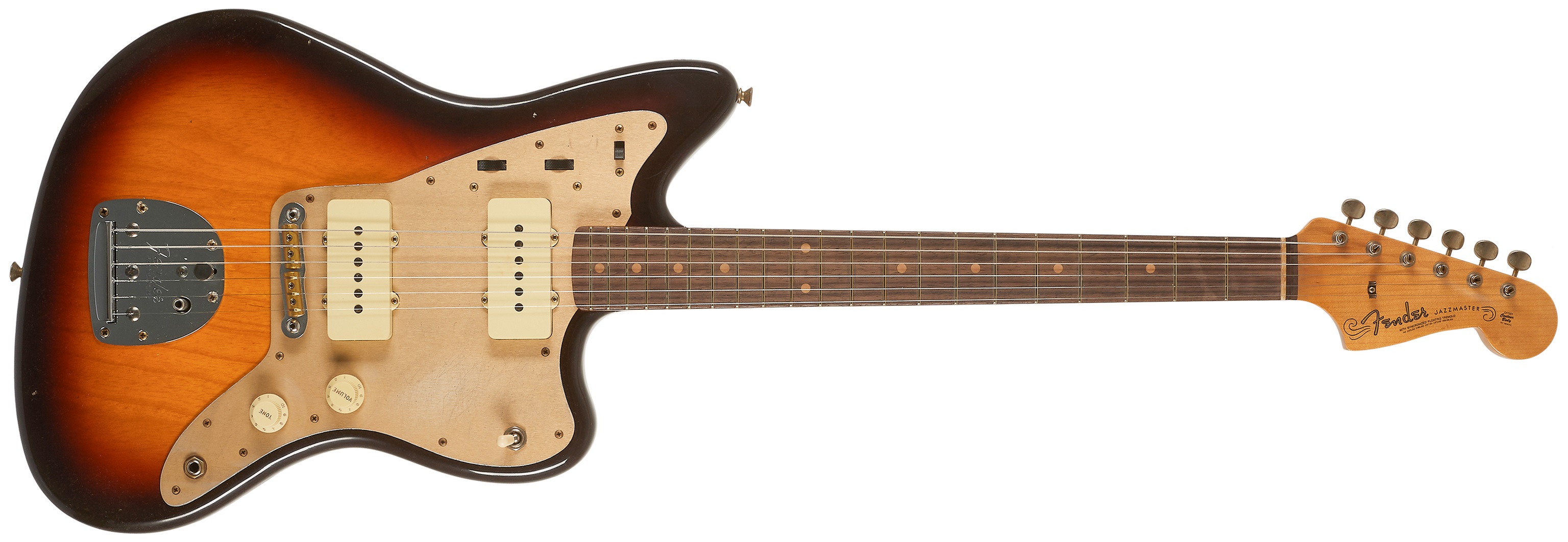 E-shop Fender Custom Shop 59 250K Jazzmaster Journeyman Relic RW Chocolate 3-