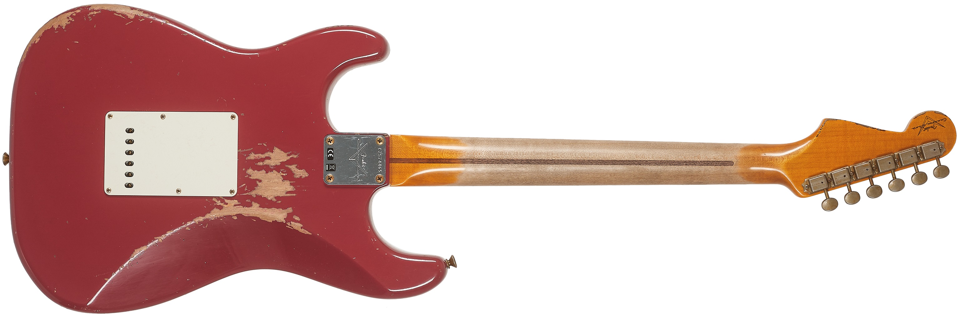 Fender Custom Shop 57 Stratocaster Heavy Relic Faded Aged Cimarron Red