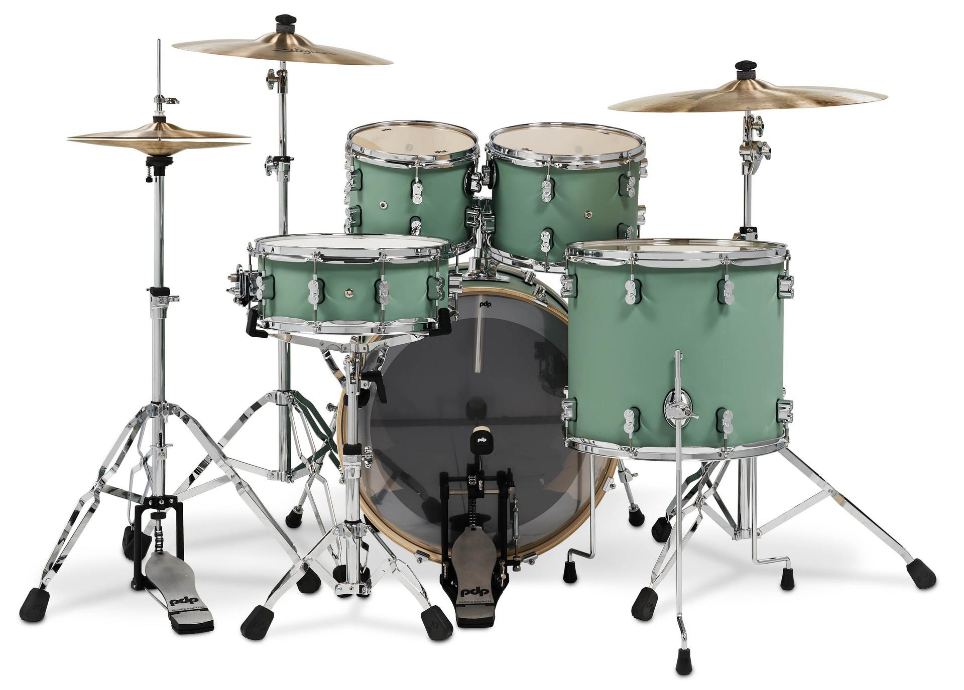 PDP Concept Maple 5 Piece Set Satin Seafoam Finish Ply