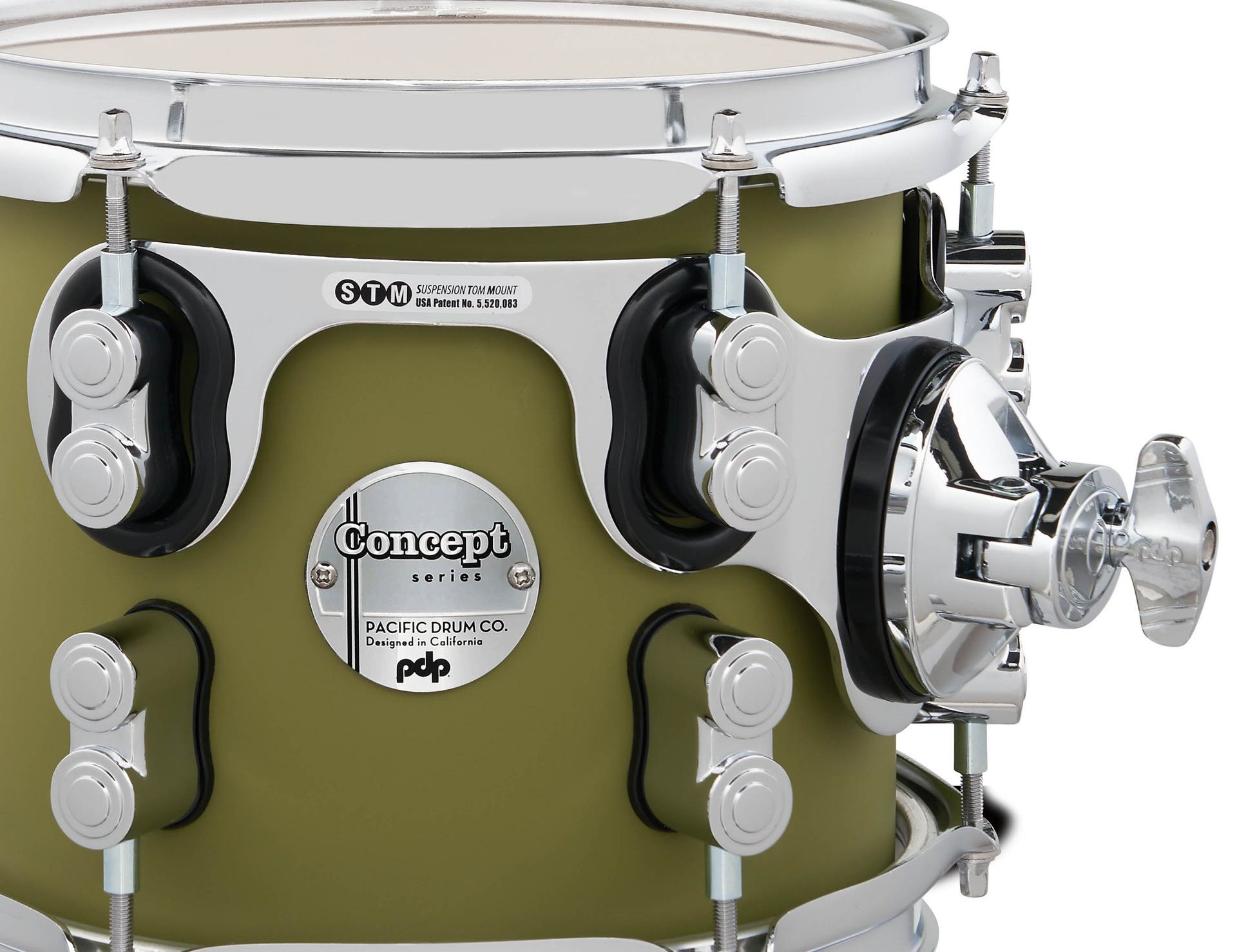 PDP Concept Maple 5 Piece Set Satin Olive Finish Ply