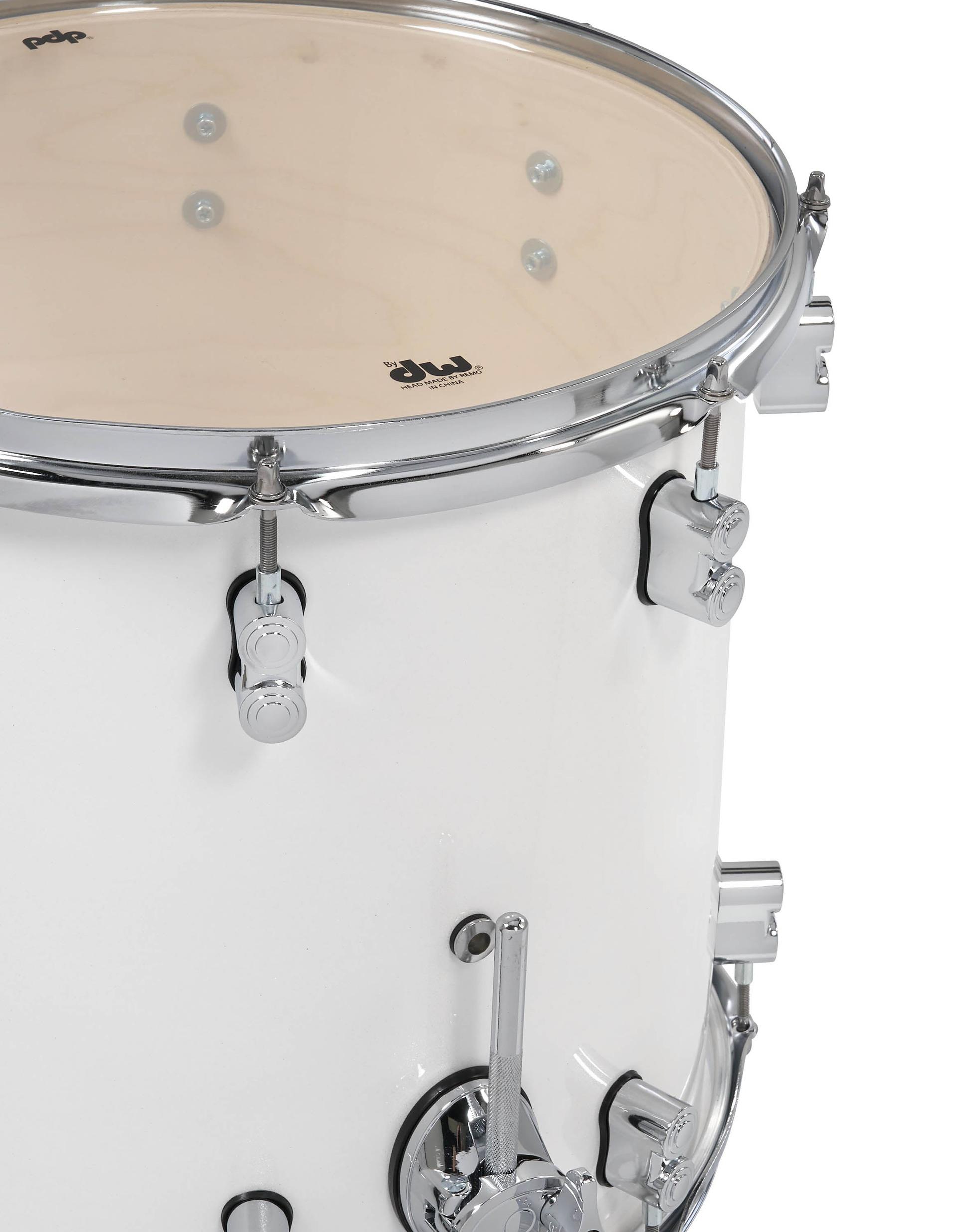 PDP Concept Maple 5 Piece Set Pearlescent White Laquer