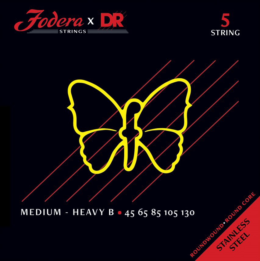 E-shop DR Strings Fodera Nickel 5 Medium (Heavy B) 45130