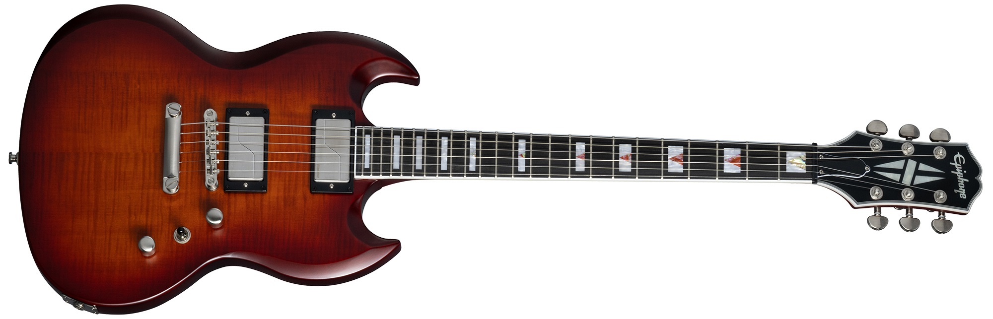 Epiphone SG Prophecy (Incl. Premium Gig Bag) Aged Bengal Tiger Burst