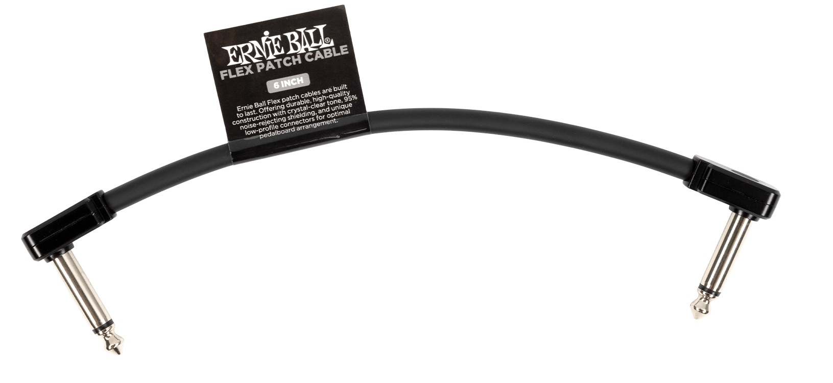E-shop Ernie Ball Flex Patch Cable 6" Black