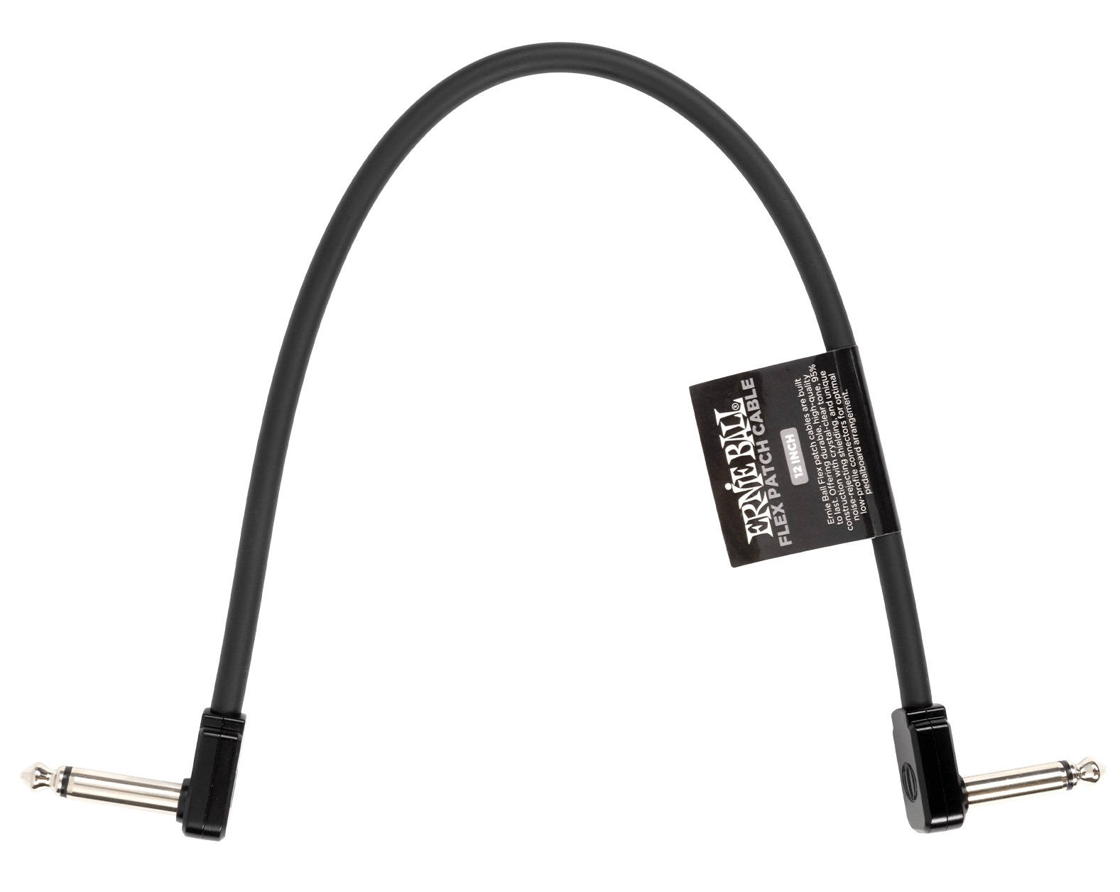 E-shop Ernie Ball Flex Patch Cable 12" Black