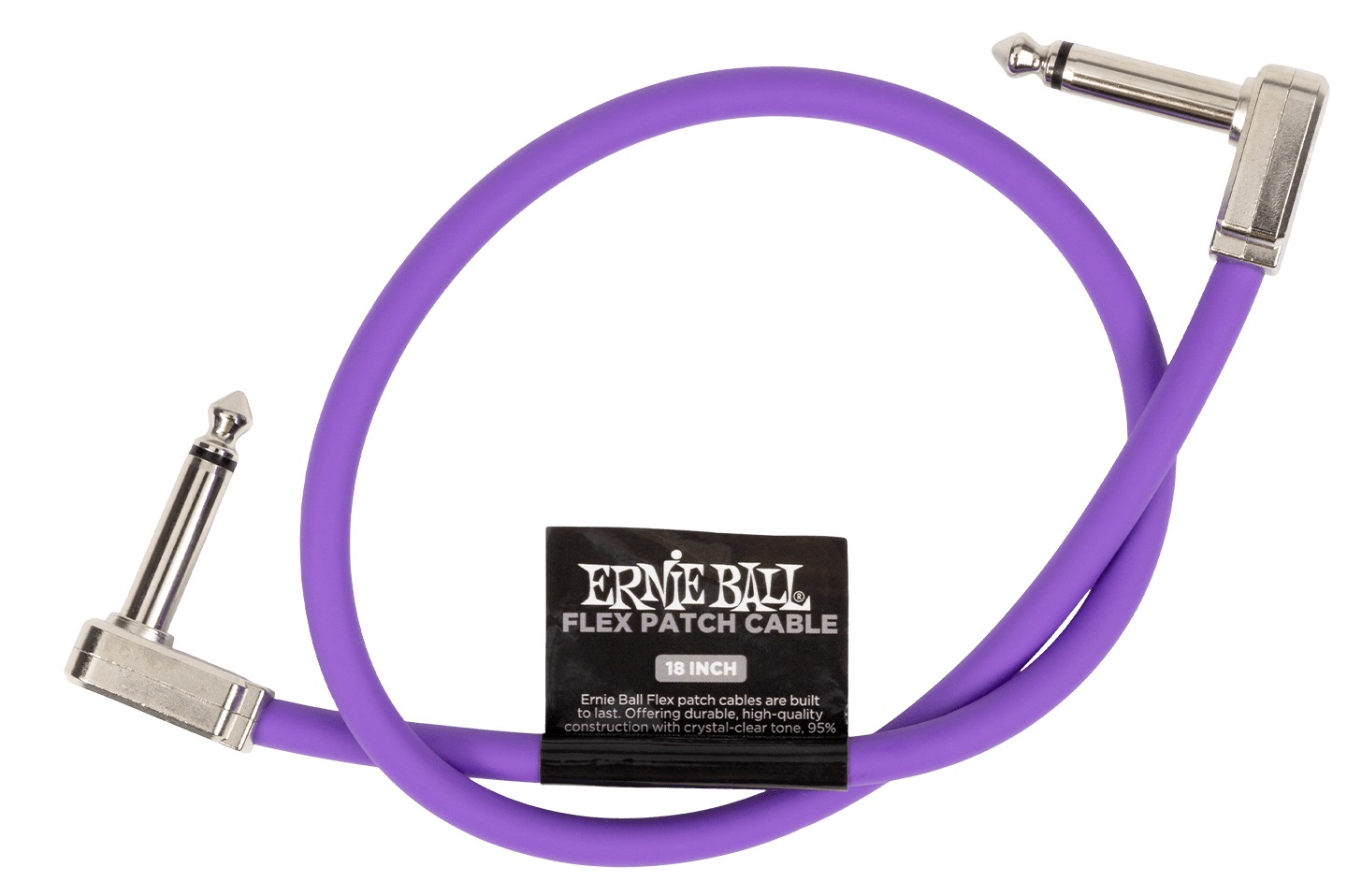 E-shop Ernie Ball Flex Patch Cable 18" Purple