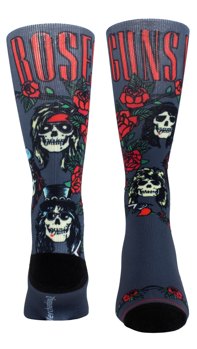 Perri's Leathers Guns N Roses Dye Sublimated Crew Socks