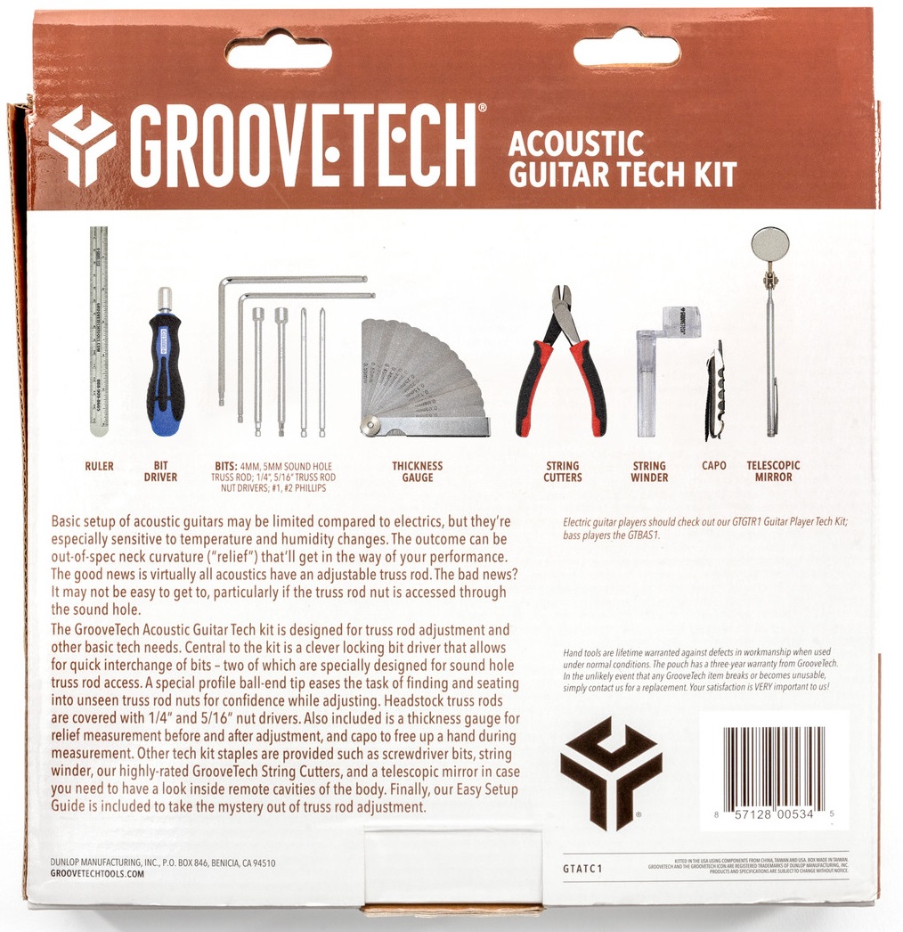 GrooveTech Acoustic Guitar Tool Kit