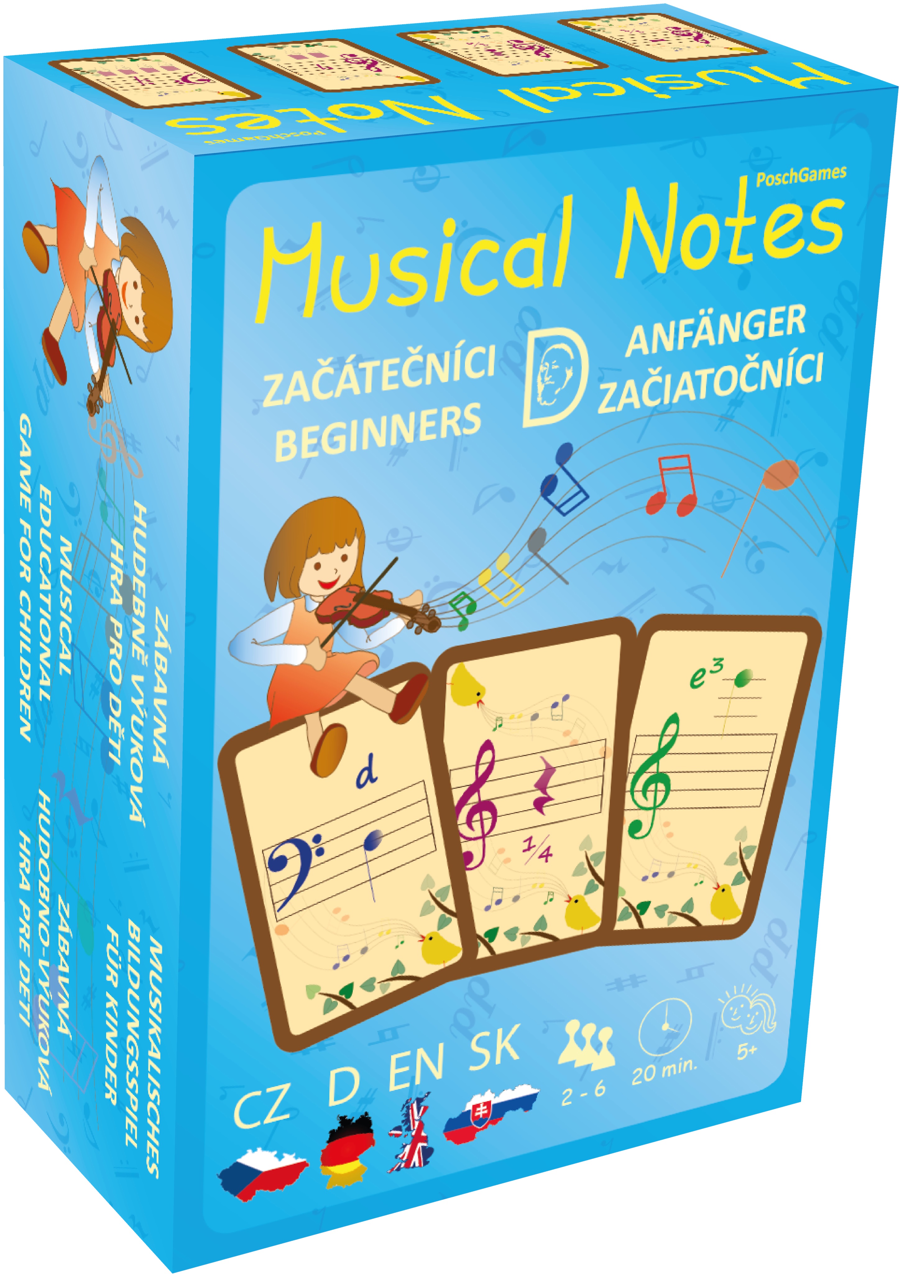 PoschGames Notové karty pro NEJMENŠÍ